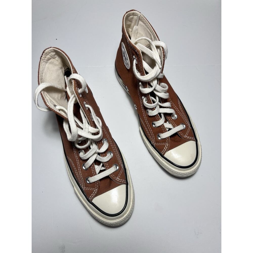 Converse Athletic Shoe's Chuck Taylor 70 Hi Tall Tan Brown Mens 4 Womens 6